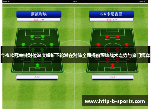 今夜欧冠关键对位深度解析下轮潜在对阵全面提前预热战术走势与豪门博弈